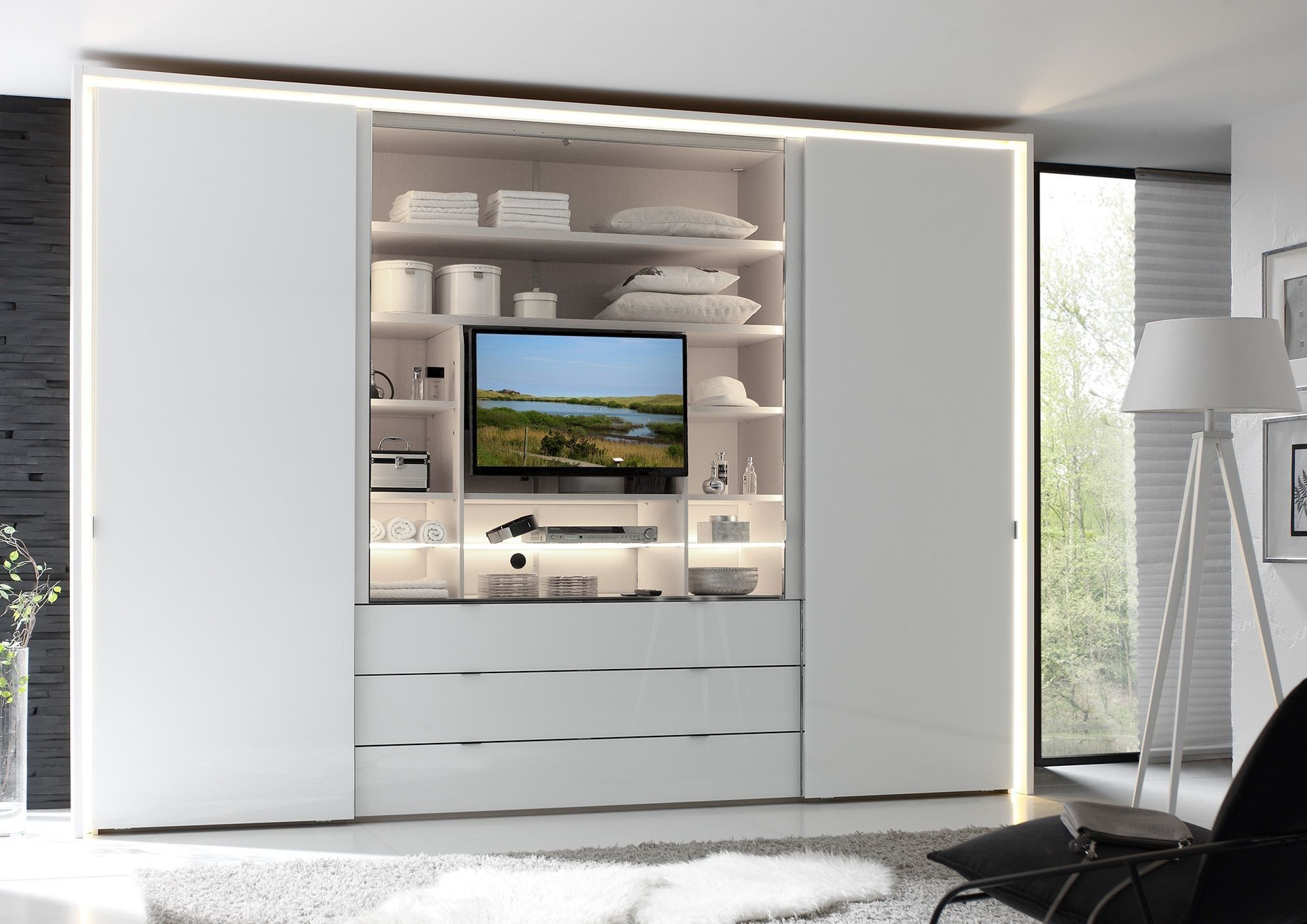 Kleiderschrank Mit Fernsehfach | Home Room Design, Wardrobe Design inside Kleiderschrank Mit Tv Fach Ikea